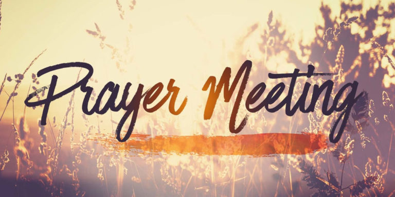 Prayer Meeting – Wednesday, April 1, 2020 at 7:00 pm | Auburn Seventh