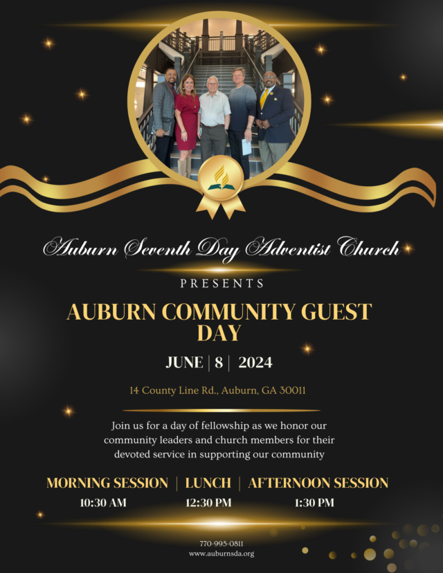 COMMUNITY GUEST DAY | Auburn Seventh-day Adventist Church